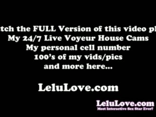 Lelu Love-After Shower Webcam Masturbation