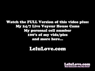 Lelu Love-WEBCAM: Behind The Scenes BJ Facial