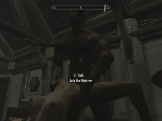 Skyrim - Sex With Aela (Nude)