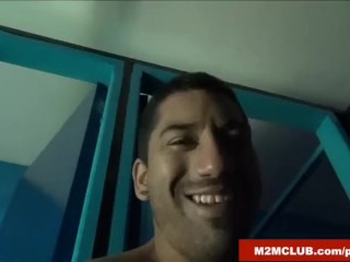 Hot latin hunk sucked off