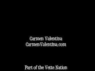 Carmen Valentina eats out lesbian slut's pussy