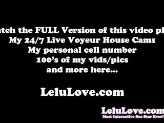 Lelu Love-Closeup Pussy Toes Jerkoff Encouragement