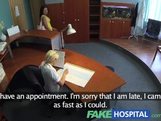 FakeHospital Naughty nurse tests potentially pregnant patients sensitivity