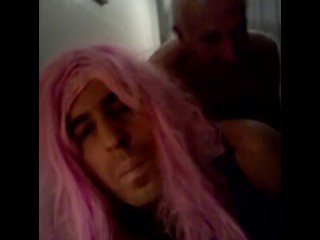 ugly faggot and grandpa