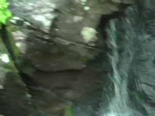 WATERFALL MASTURBATION I LOVE OUTDOOR SEX