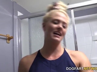 Holly Heart Quenches Her Hunger For Black Cock At A Glory Hole