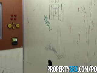 PropertySex - Beautiful realtor blackmailed into sex renting office space