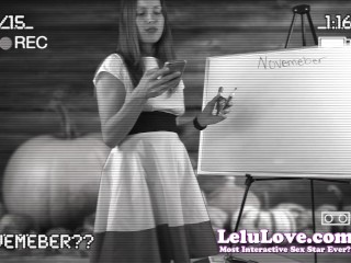 Lelu Love-November 2015 Cum Schedule