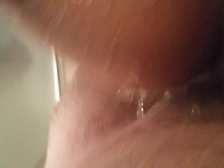 Quickie shower fuck at a friends house