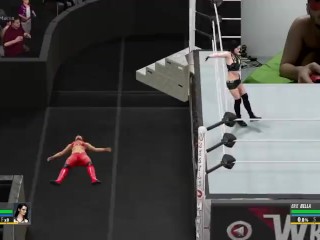 Gameplay wwe 2k16 - Paige vs Brie Bella (sexy)