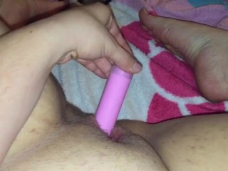 Tattooed Female Solo - Close up Pussy POV With Pink Vibrator