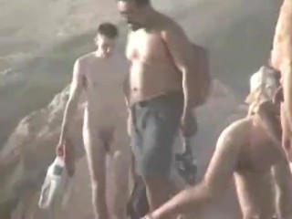 public places - nude beach erection
