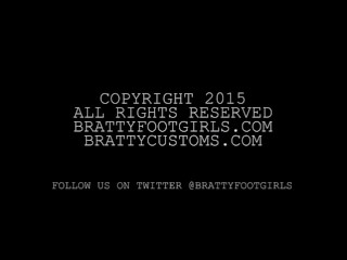 kate and jenny foot worship Brattyfootgirls.com