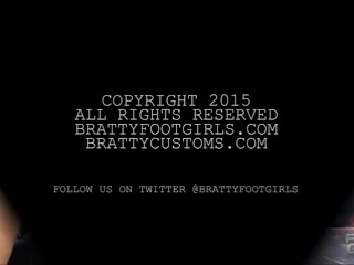 kate Foot worship Brattyfootgirls.com