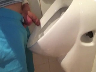 My dick and a urinal