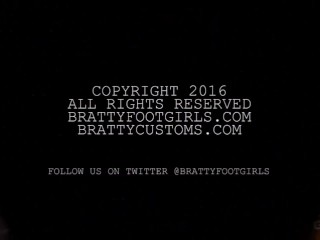 Lizzy lamb & Sully Savage Trampling Femdom Brattyfootgirls.com