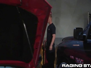 RagingStallion Mechanic Caught Wanking On The Job