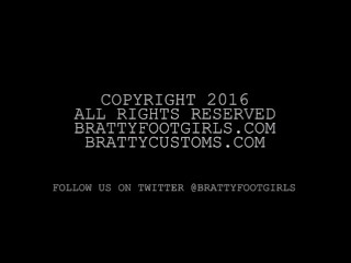 British Toes and foot worship Brattyfootgirls.com