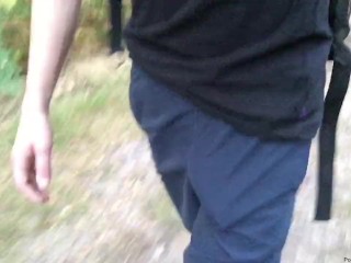 walking with a boner in my short