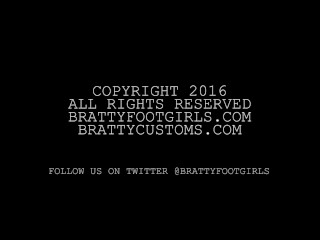 5 girl trampling & foot smother Brattyfootgirls.com