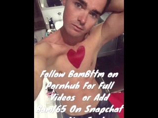 Snapchat Cumshot A Quick Jerk Off & Blow