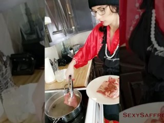 Cooking with Saffron! Ribs! Sexy Snapchat Saturday - November 12th 2016