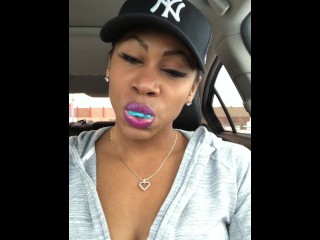 ASMR - Gum Chewing - Bubble Blowing - EbonyLovers