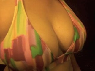 Teasing You with My Giant Tits in a Bikini (No Nudity)