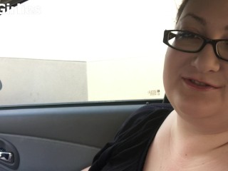 Danielle cucks you in your car! Blows you off to fuck her big cock ex! POV!
