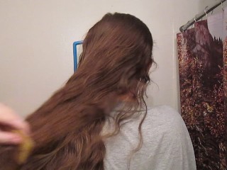 Trimming Long Curly Hair