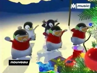 Penguins singing about skiing in french to the tone of YMCA