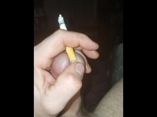 Smoking masturbation