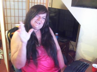 Getting drunk and dancing in my chair to Freak Like Me . . .