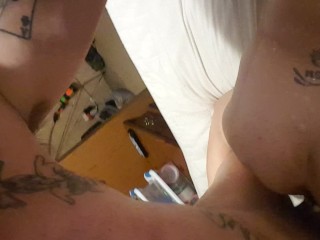 Cumming all over me