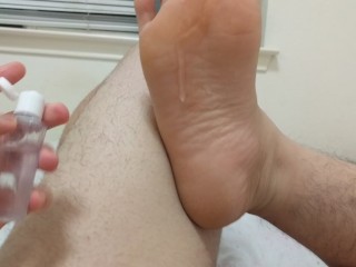 jerking using my feet