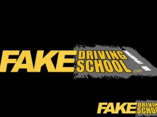 Fake Driving School Sexy horny new learner has a secret surprise