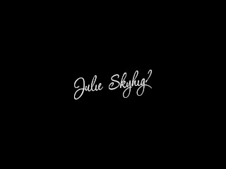 Julie Skyhigh's high heels orgasm masturbation