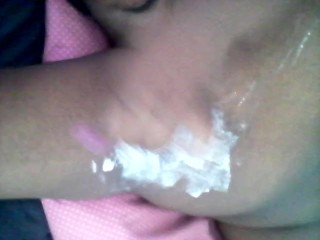 Start of Shaving My Underarm