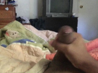 Young Boy Cums in bed