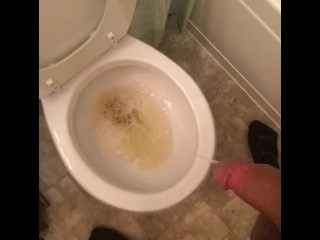 Cum and piss