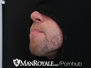 ManRoyale Glory hole turns into fuck for Jeremy Spreadums