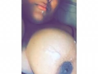 Bbw gets a facial after being ate and fucked