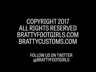 Ayla Aysel & Grey Cross Foot Smelling Brattyfootgirls.com