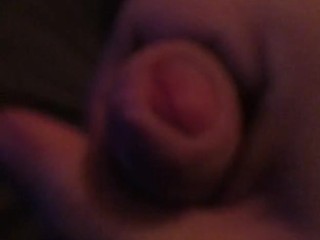Extreme Closeup Of Uncircumcised Cock Wank
