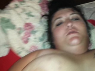Fucking my bbw wife and making her squirt