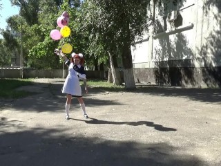Tiny Tony Foxy graduates school & dances near the playground