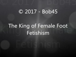 About 400 sexy female feet are passed on Bob45's face
