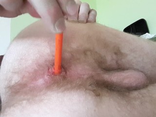 Arschloch mit einem Stift gefistet