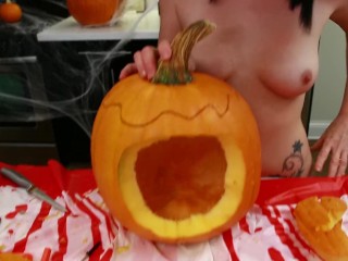 Naked In Public: Pumpkin Party