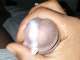 SEMI-HARD BBC WITH CUM SHOT